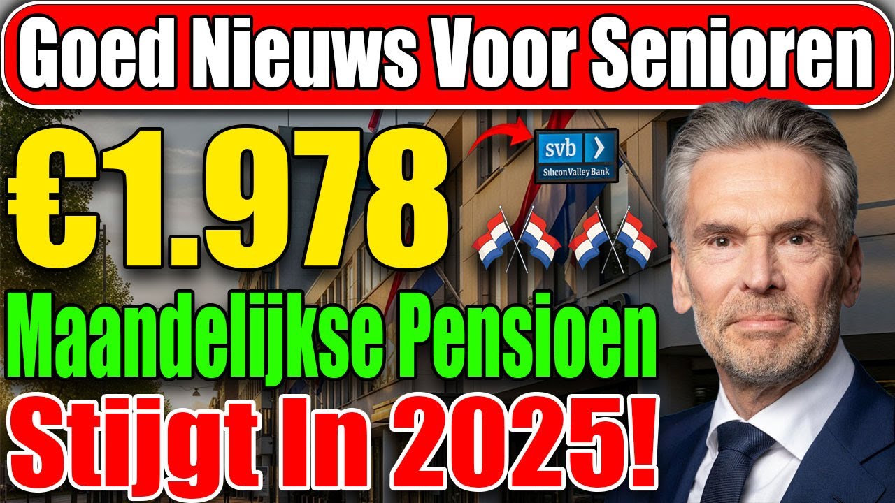 📰 Vandaag bevestigd: pensioen gaat omhoog naar &euro;1.978 netto per maand in 2025!
