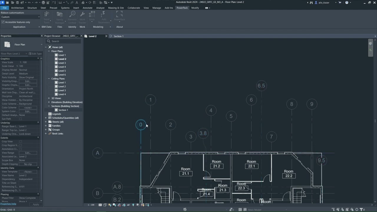 Tech tip: Align Grids in Revit faster with Graitec PowerPack for Revit, the ultimate plugin.