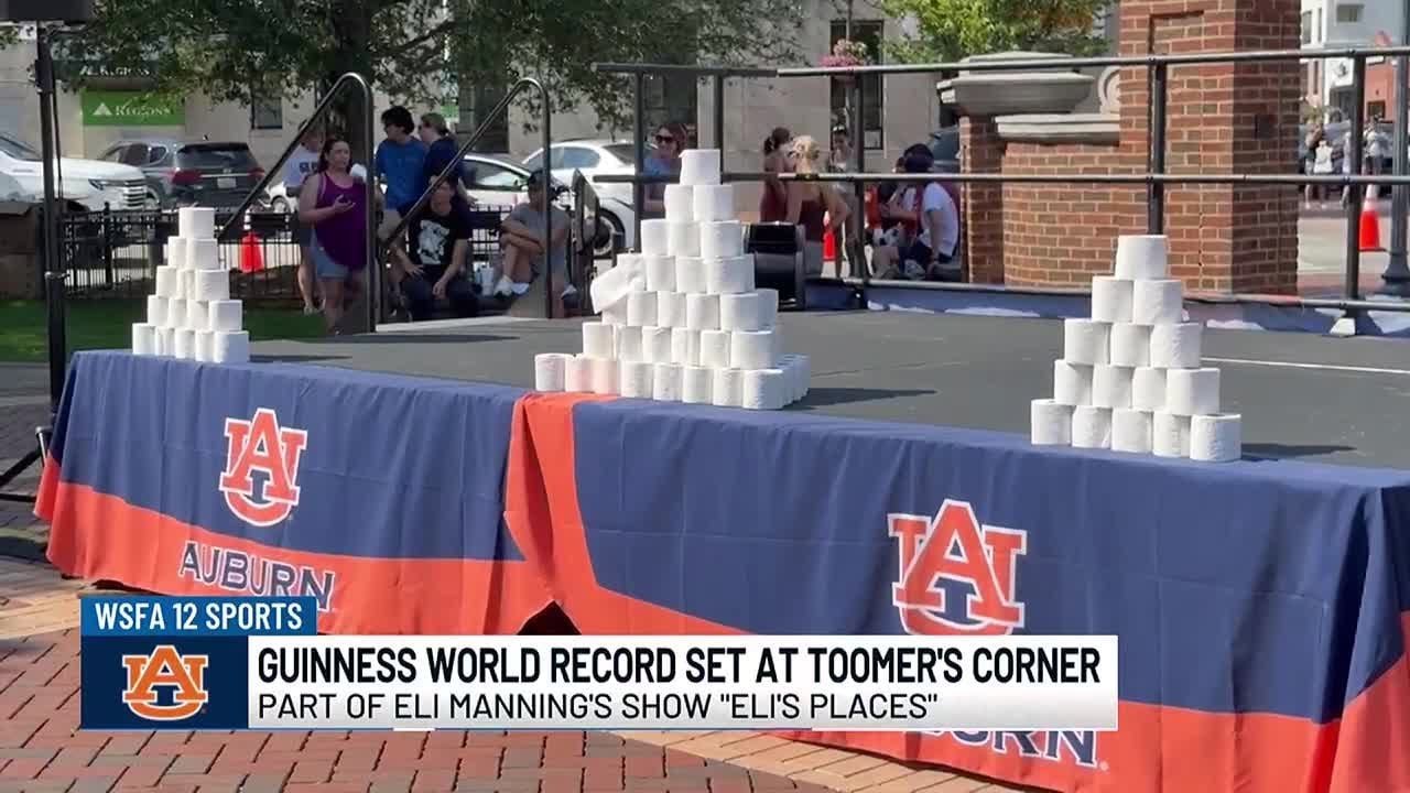 Guinness World Record set at Toomer's Corner