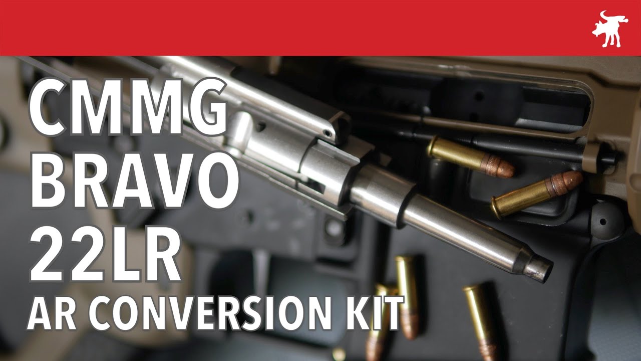 Конверсия CMMG Bravo AR 22LR + тест точности (укороченный)