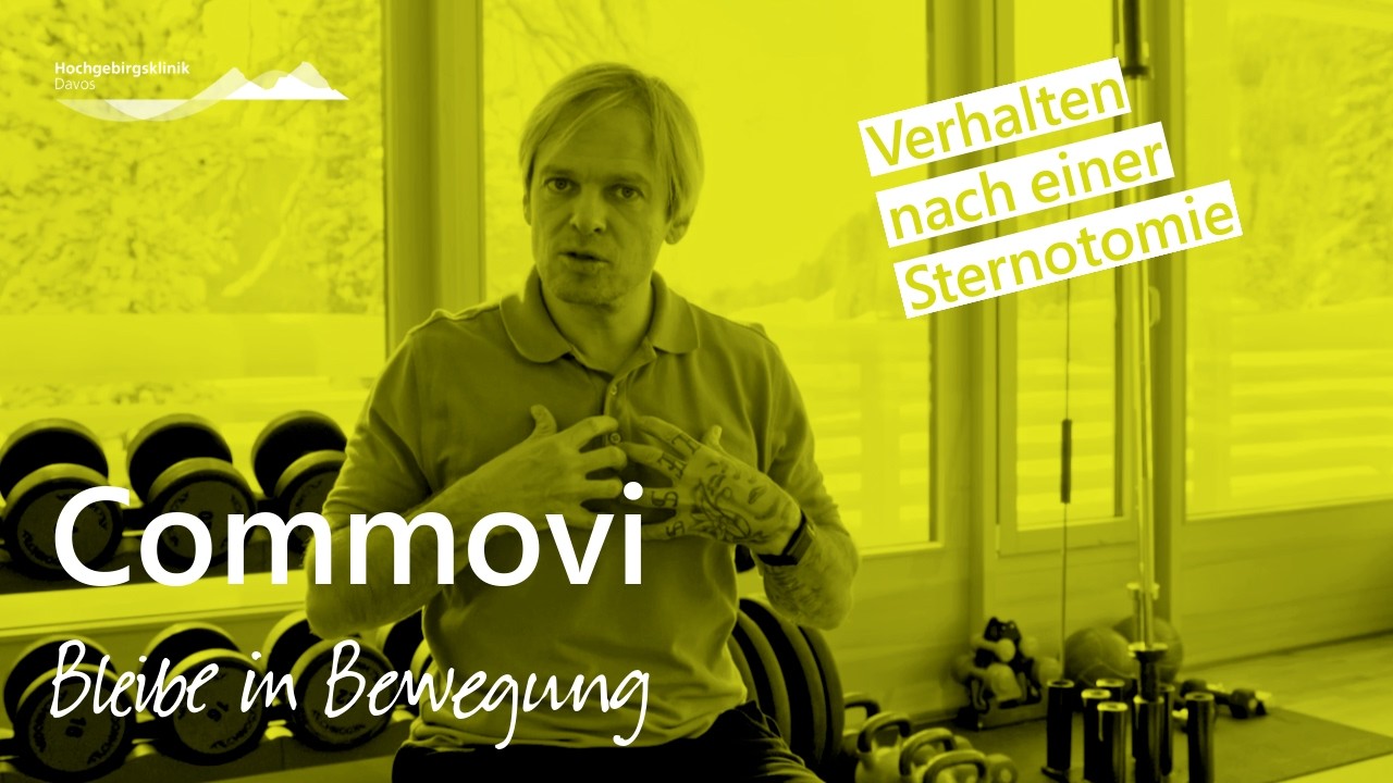 Verhalten nach einer Sternotomie