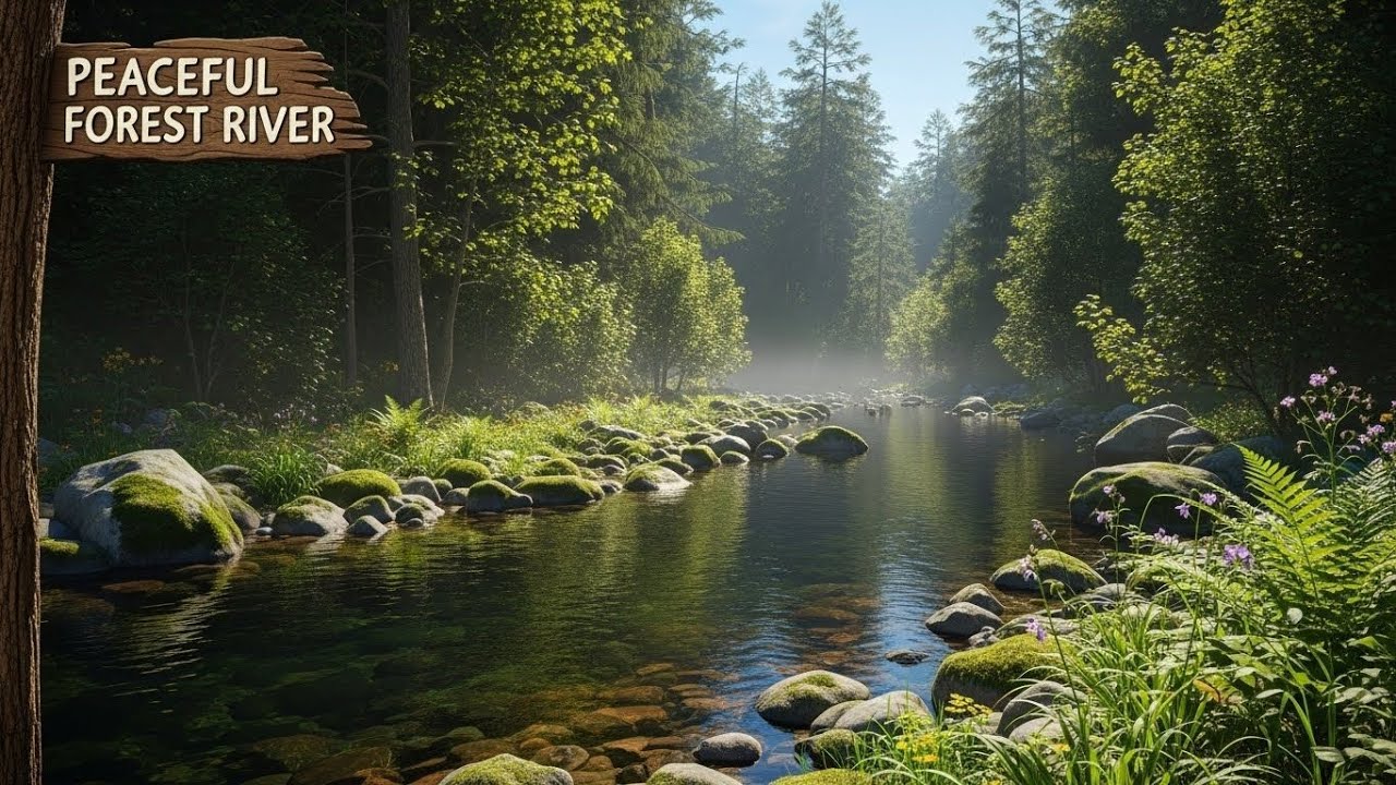 River Forest Soundscape 🌿🌊 Peaceful Nature Ambience for Deep Rest #2879