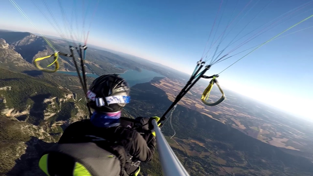 Parapente Gorges Du Verdon. Quel Tranquillité .