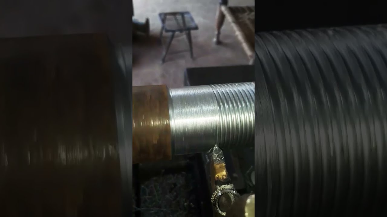 Cut A Thread Tractor Trolley Hook! #shorts #mgmechanical #lathemachine #thread #cncmachine