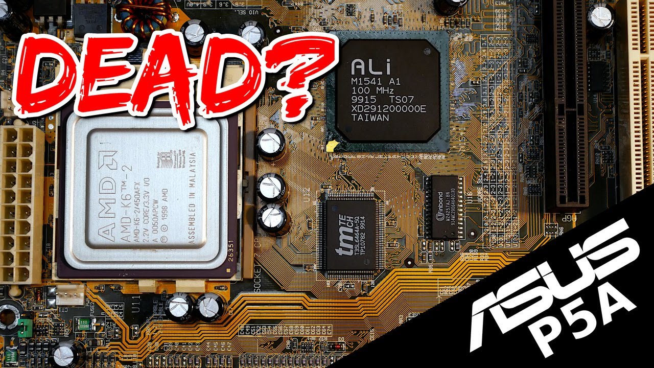 Что случилось с этим Asus P5A?