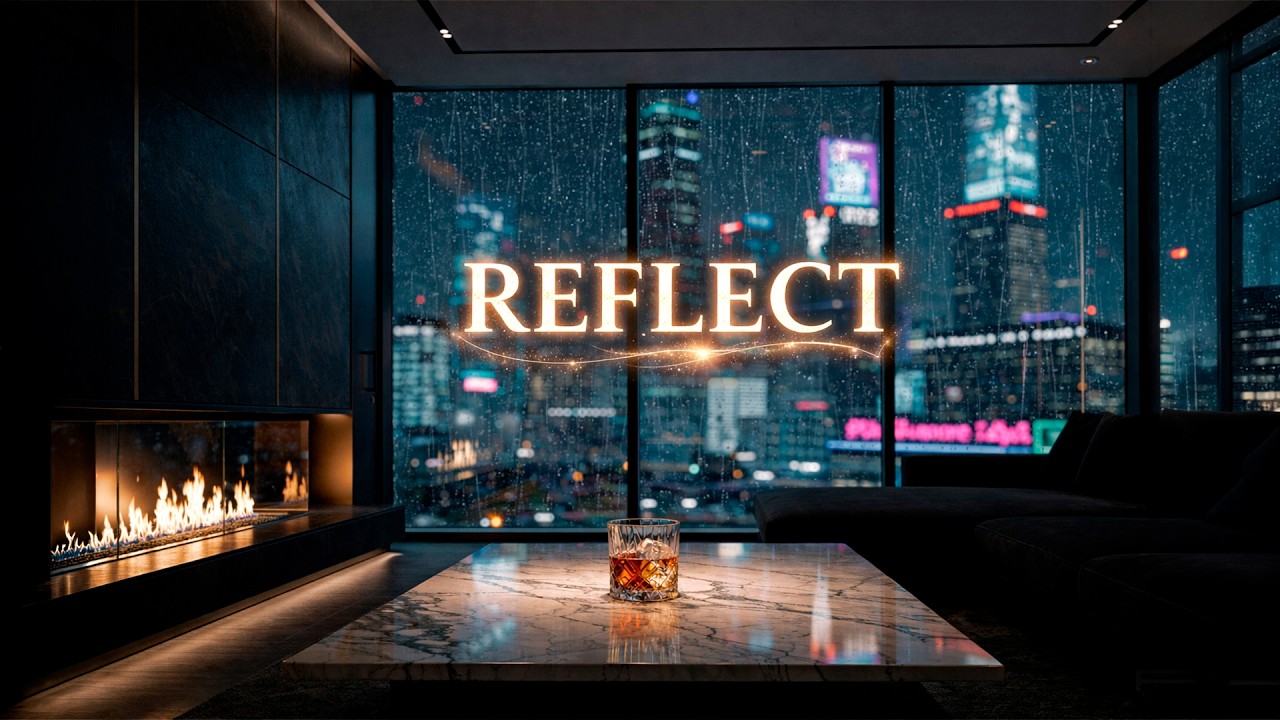 reflect | rainy city lights & atmospheric ambient piano for relaxation