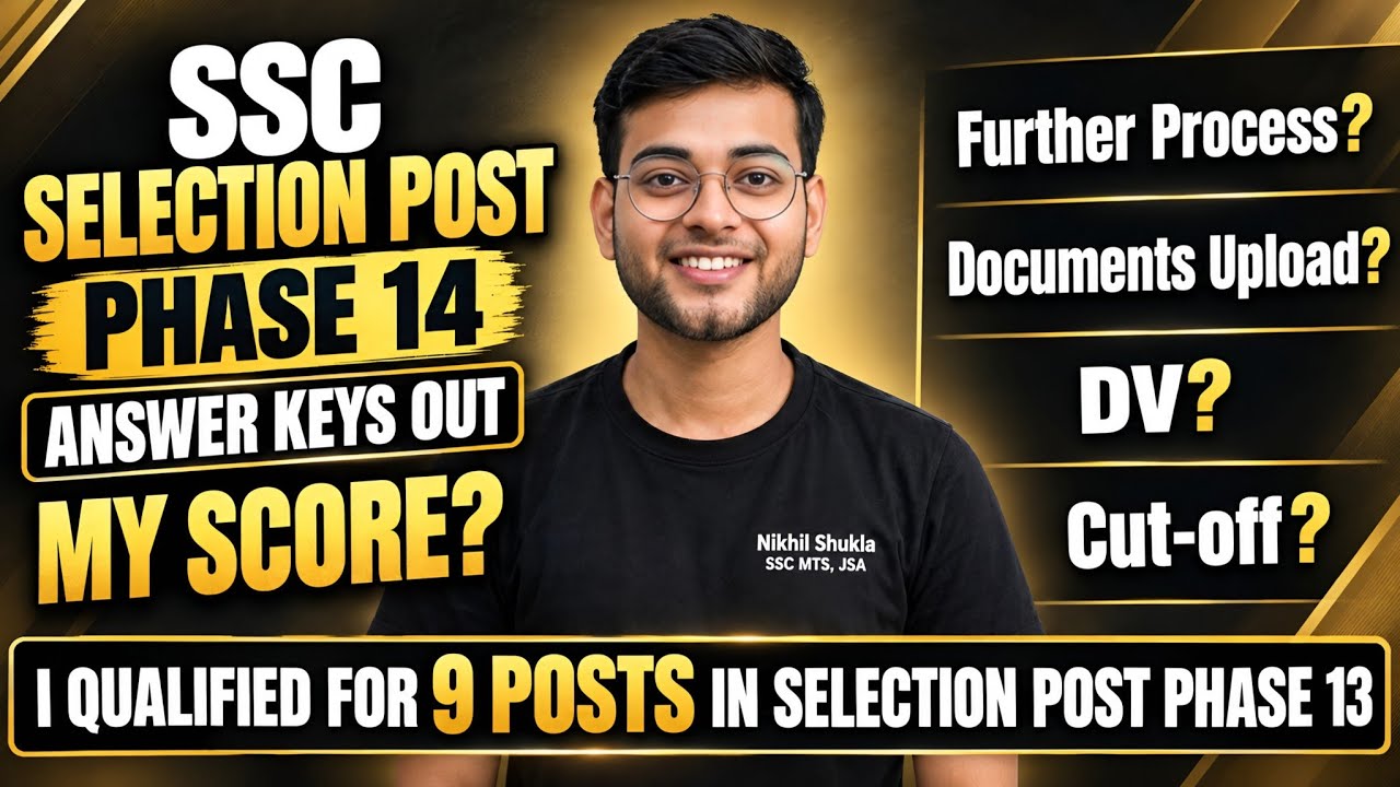 SELECTION POST PHASE 14 EXPECTED CUT-OFF 🤯 | FURTHER PROCESS | DOCUMENTS VERIFICATION | मेरा स्कोर ?