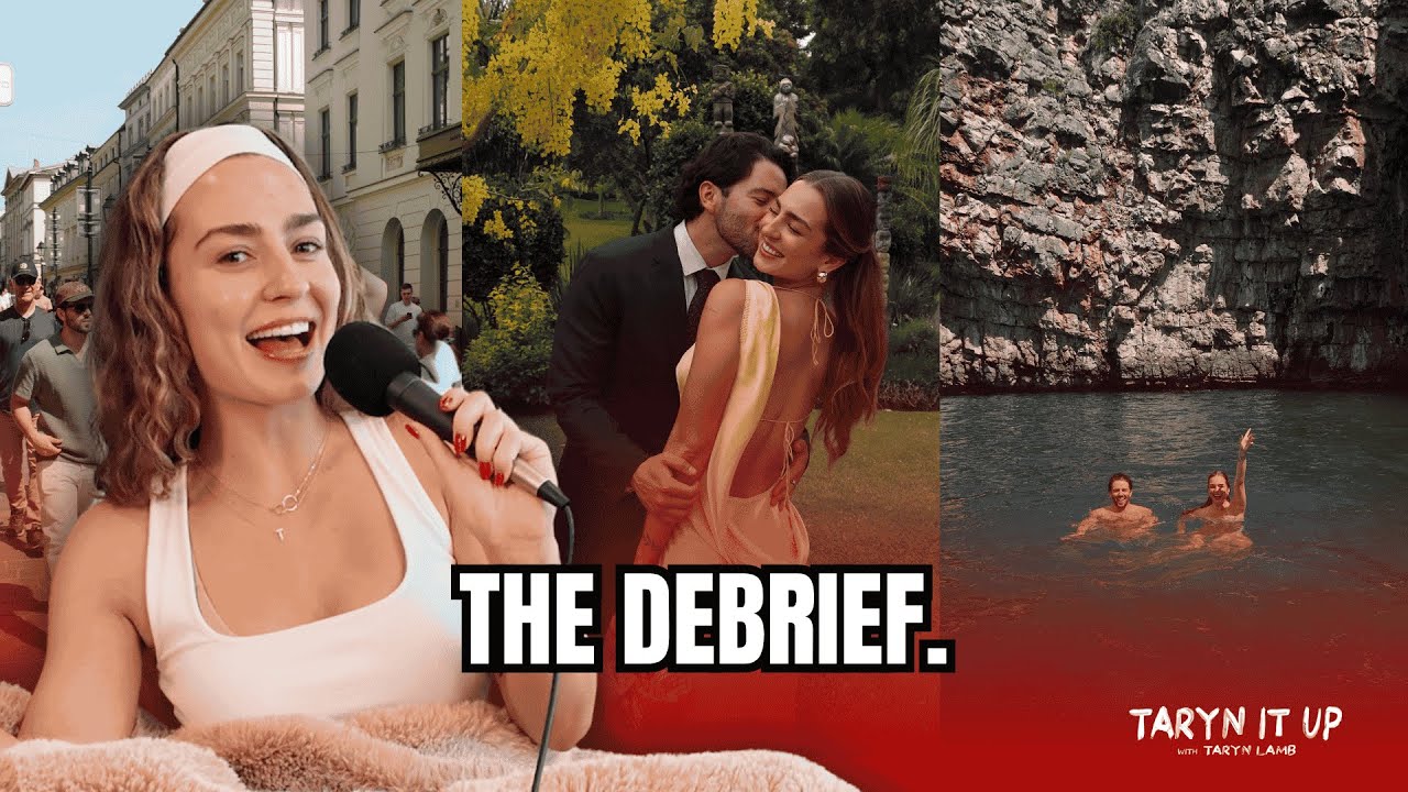 the debrief: euro trip recap, engagement & routine reset