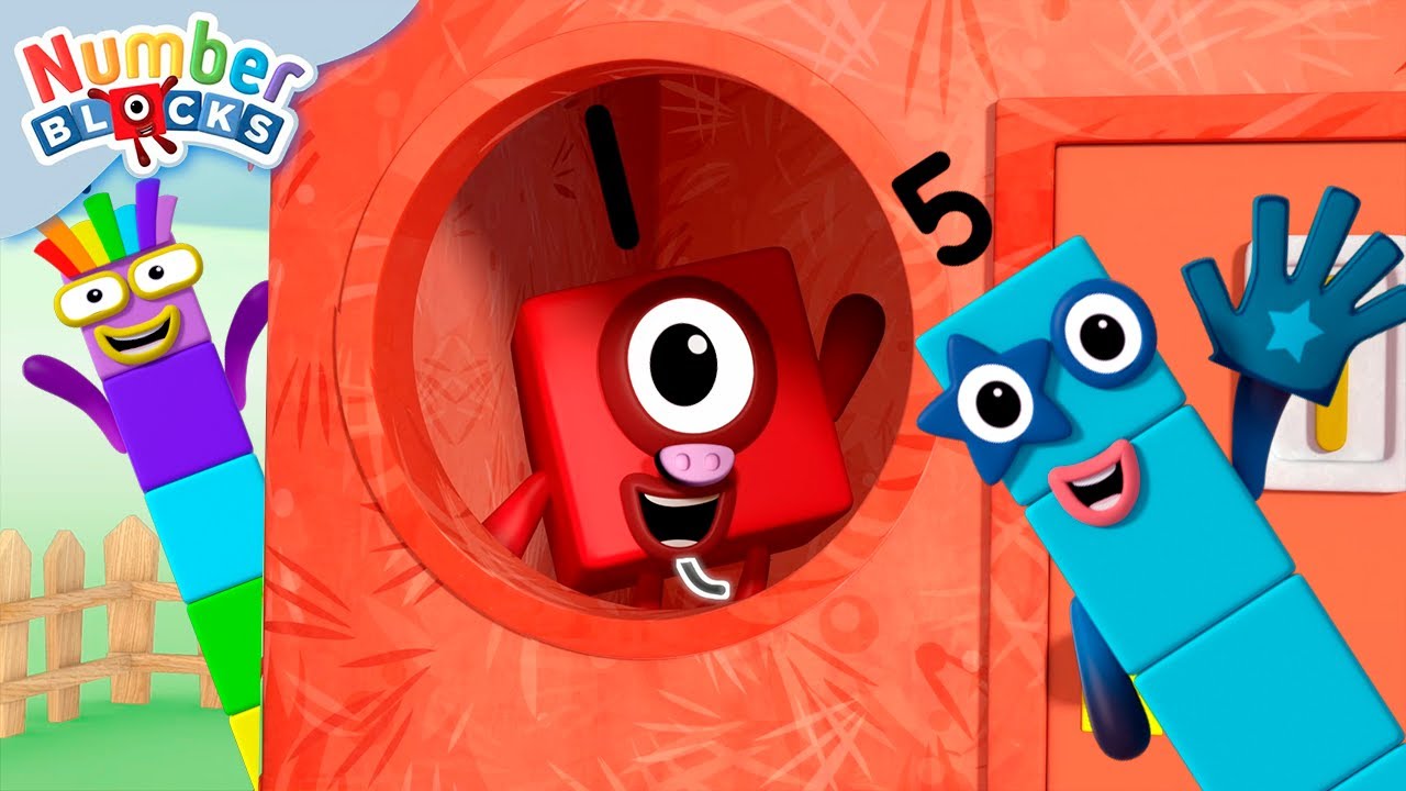 MATEM&Aacute;TICA DIVERTIDA - N&iacute;vel 1 | Contando para crian&ccedil;as 12345 | Numberblocks em Portugu&ecirc;s Brasil
