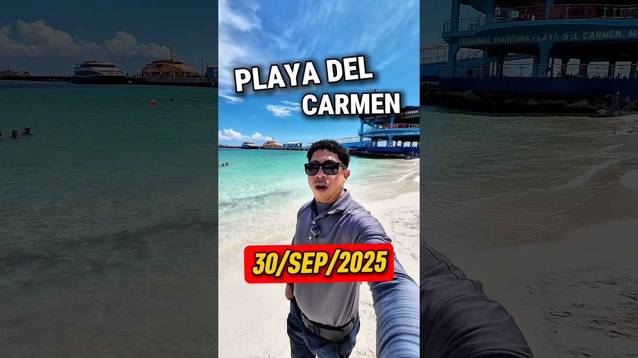 As&iacute; est&aacute; Playa del Carmen 🌴🌊😉 | Sin sargazo