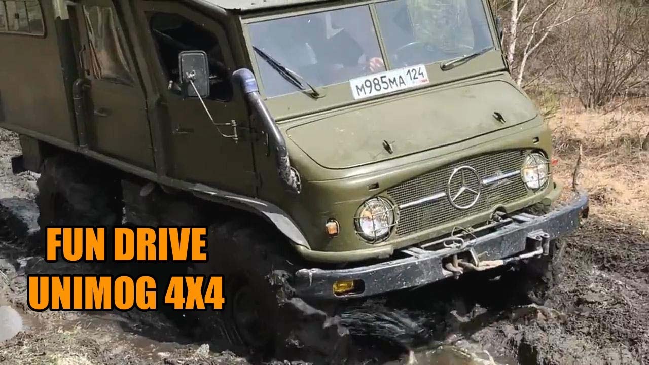 FUN DRIVE UNIMOG 404 | 4X4 OFF ROAD MUD AND HILL CLIMB