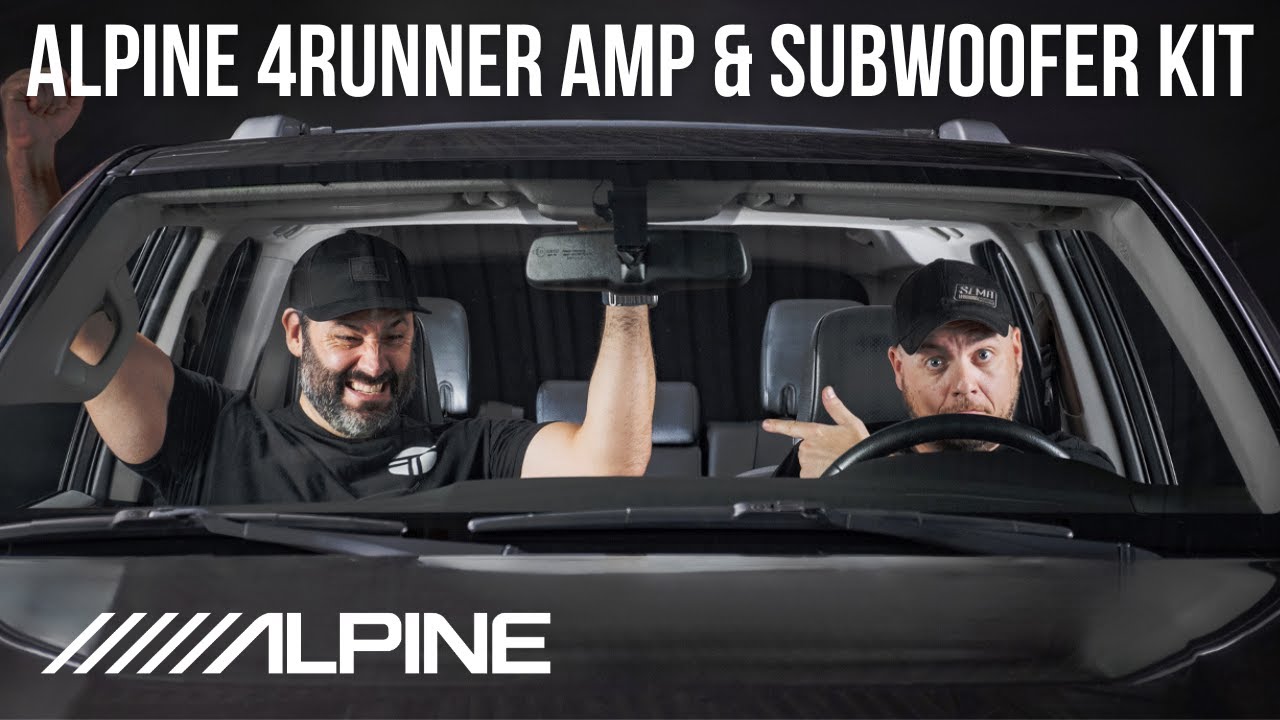 Toyota 4Runner Alpine Plug & Play 4-Channel Amp & Powered Subwoofer Kit | 2010 - 2024 Toyota 4Runner