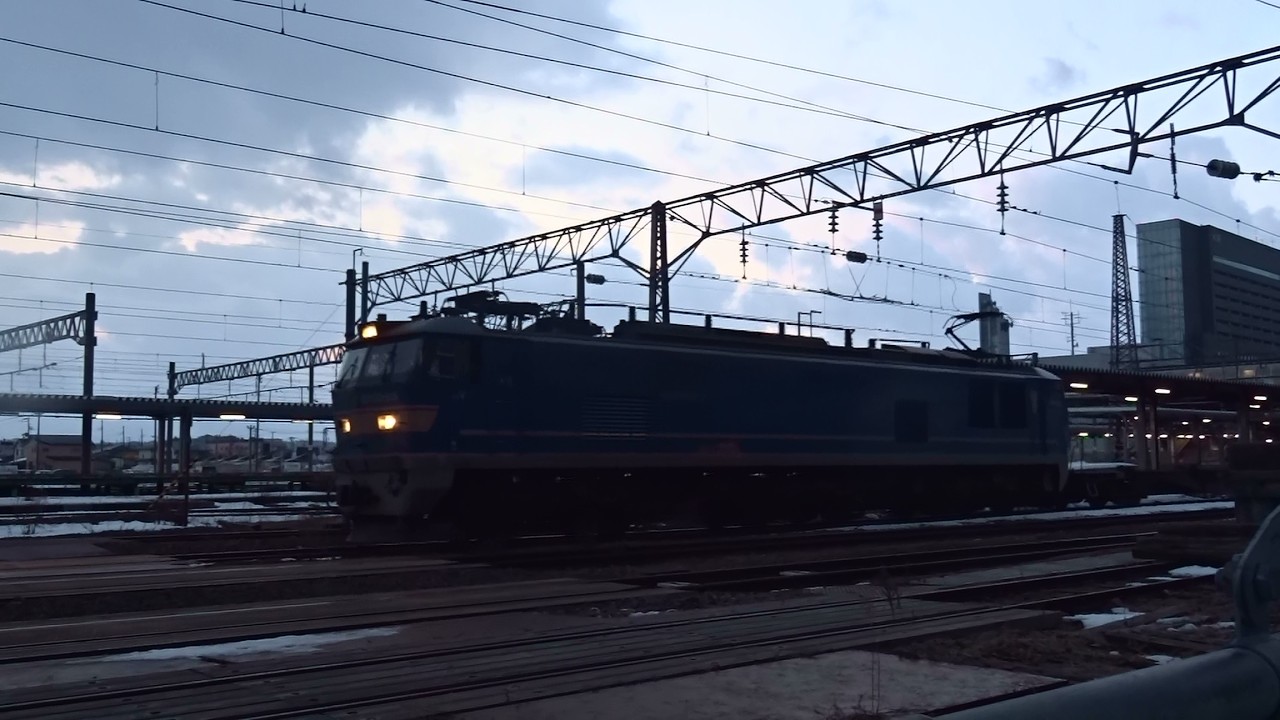 2026.02.16 貨物列車（2091列車）秋田駅発車