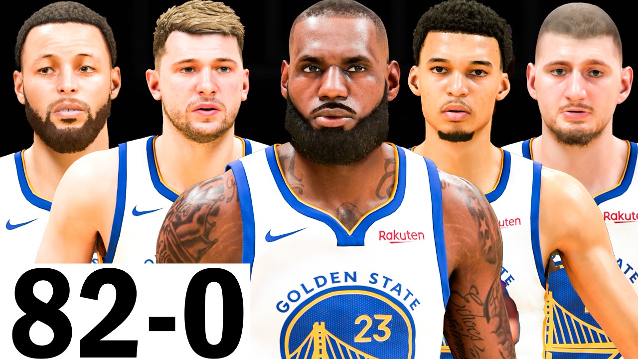 My First 82-0 Rebuild Challenge of NBA2K26