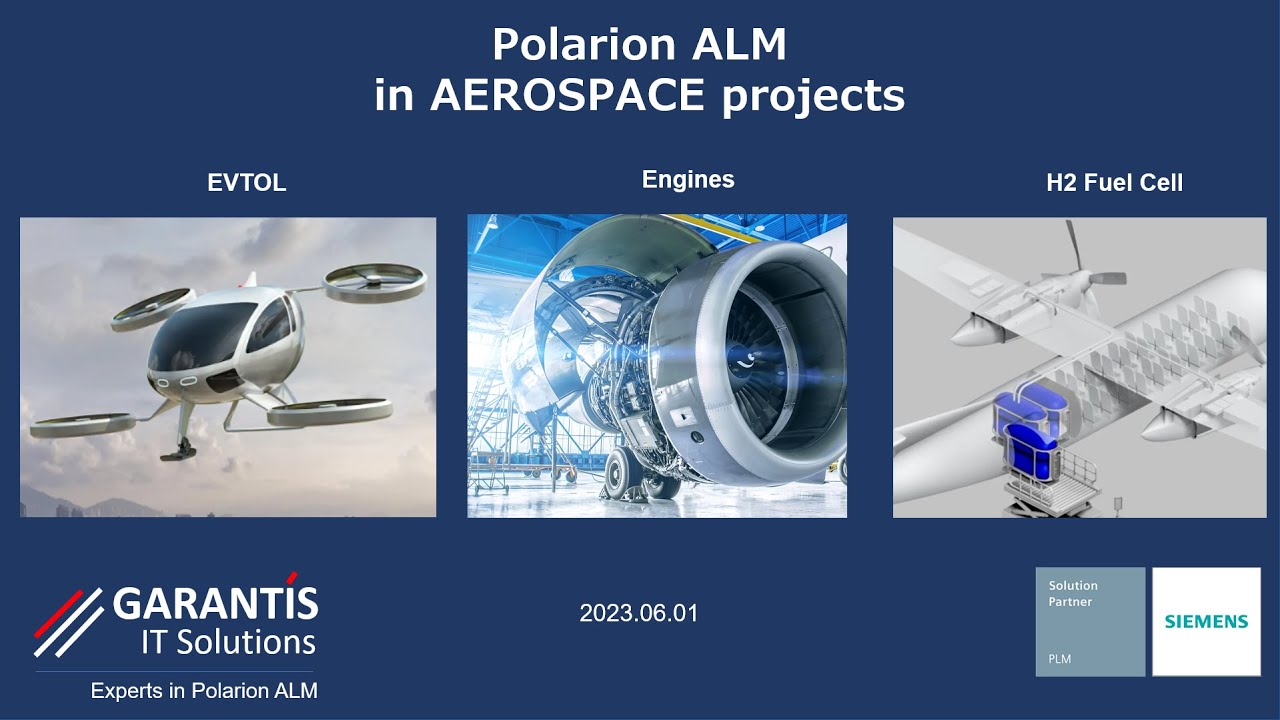 AEROSPACE projects in Polarion ALM