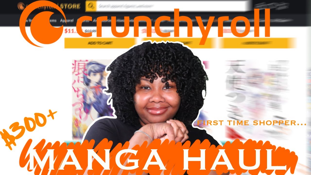 My First Manga Haul From Crunchyroll // $300+Manga  Haul & Unboxing
