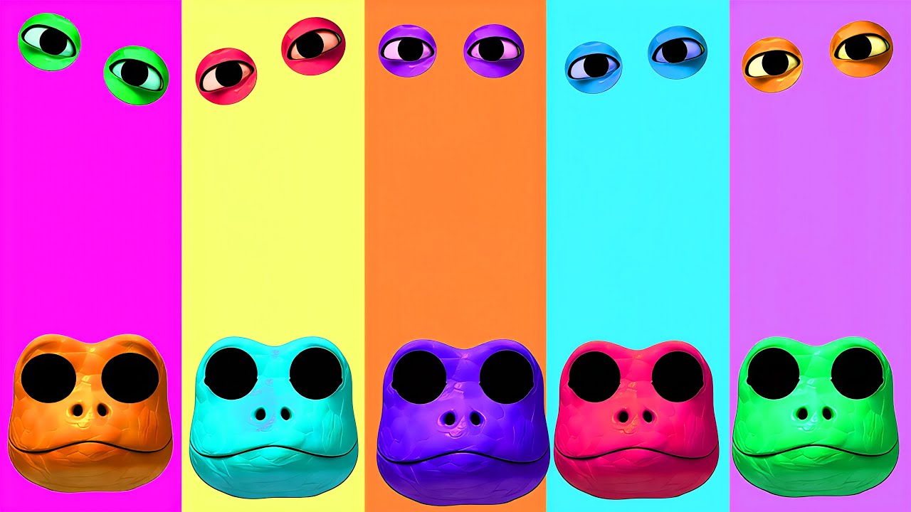 Wrong eyes👀 DAME TU COSITA SONG👀Orange Patila and Blue Patila and Red Patila and Pink Patila