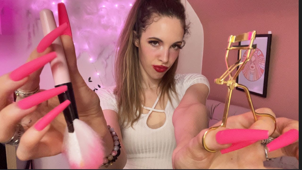 ASMR - Worst Rated Makeup Artist - Doing Your Makeup Fast & Chaotic