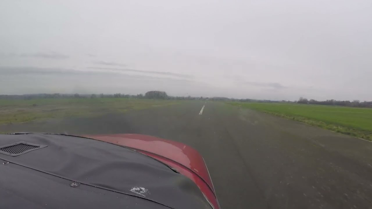 Landing at Leicester Airport - Runway 10 L