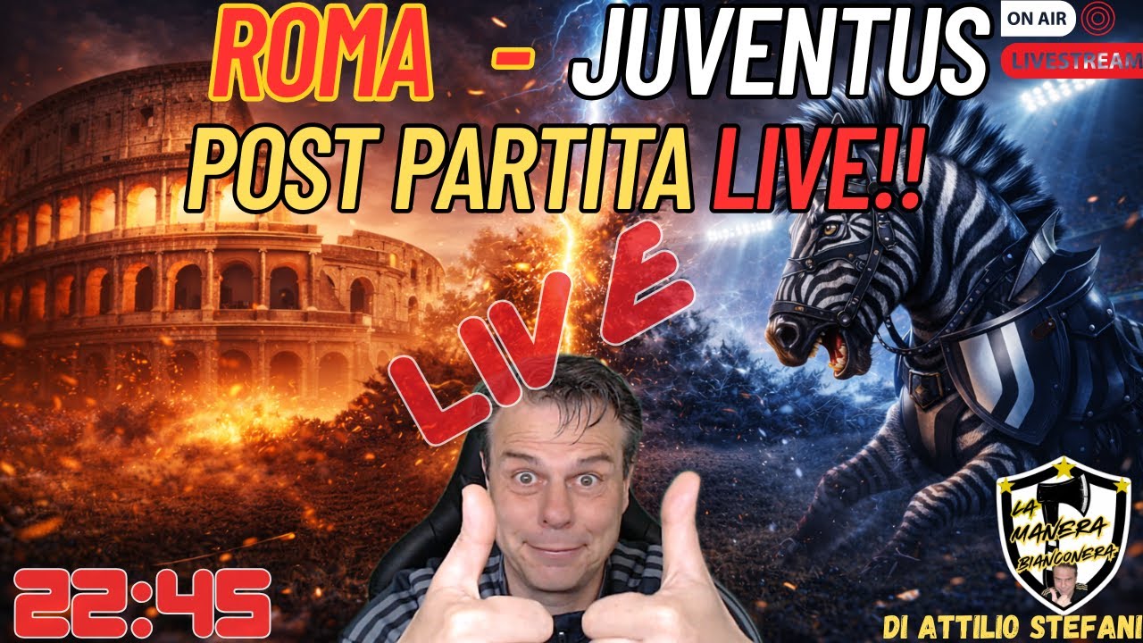 ROMA - JUVENTUS 3 - 3 Un'altra Rimonta!! Il carattere non manca!