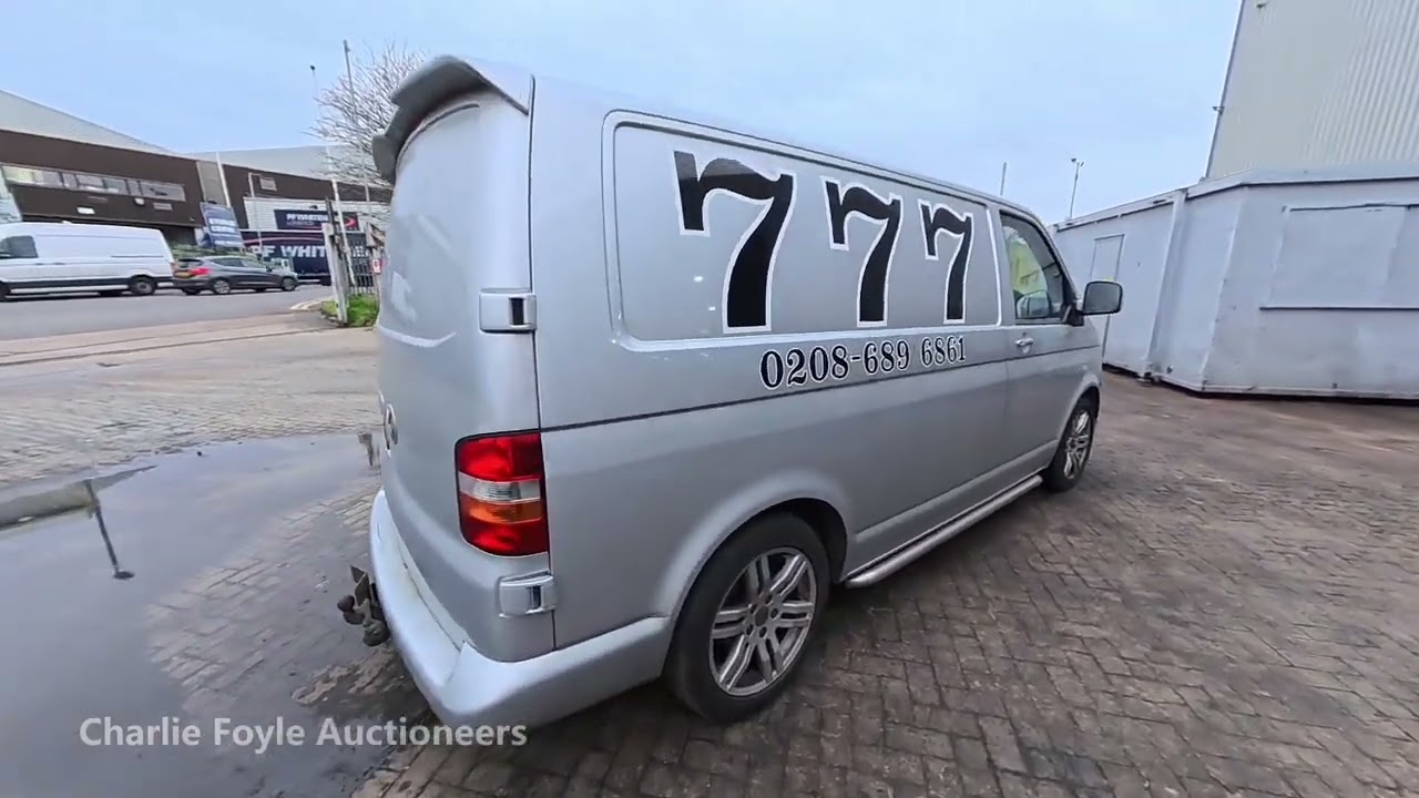 2008 Volkswagen Transporter T30 TDi Sport Line SWB Van - ONLINE TIMED AUCTION - 777 Demolition