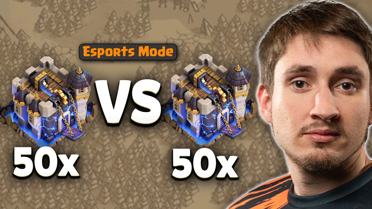First TOWN HALL 18 50vs50 WAR Attack on Esports Mode