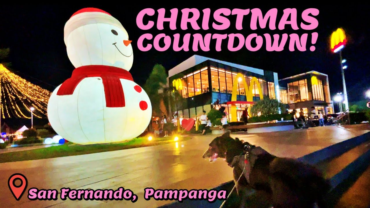 Dog's Christmas Countdown 🎄 Megaworld Capital Town📍San Fernando, Pampanga 🍗 BIGGEST McDonald's in 🇵🇭
