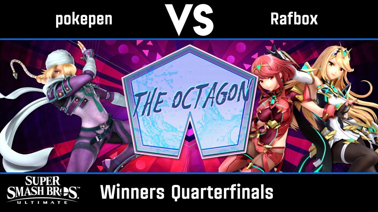 pokepen (Sheik) vs Rafbox (Pyra/Mythra) - Winners Quarterfinals - Octagon #43