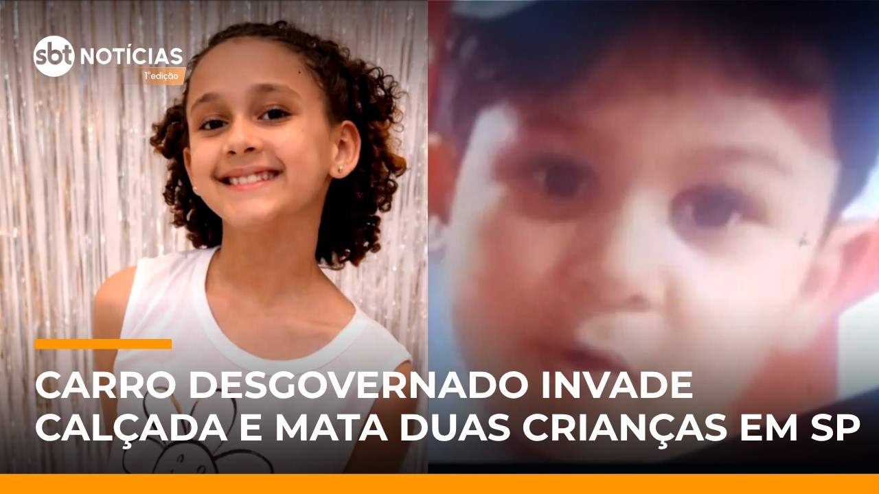 Motorista embriagado atropela e mata irm&atilde;os de 6 e 10 anos em Diadema (SP) | #SBTNot&iacute;cias