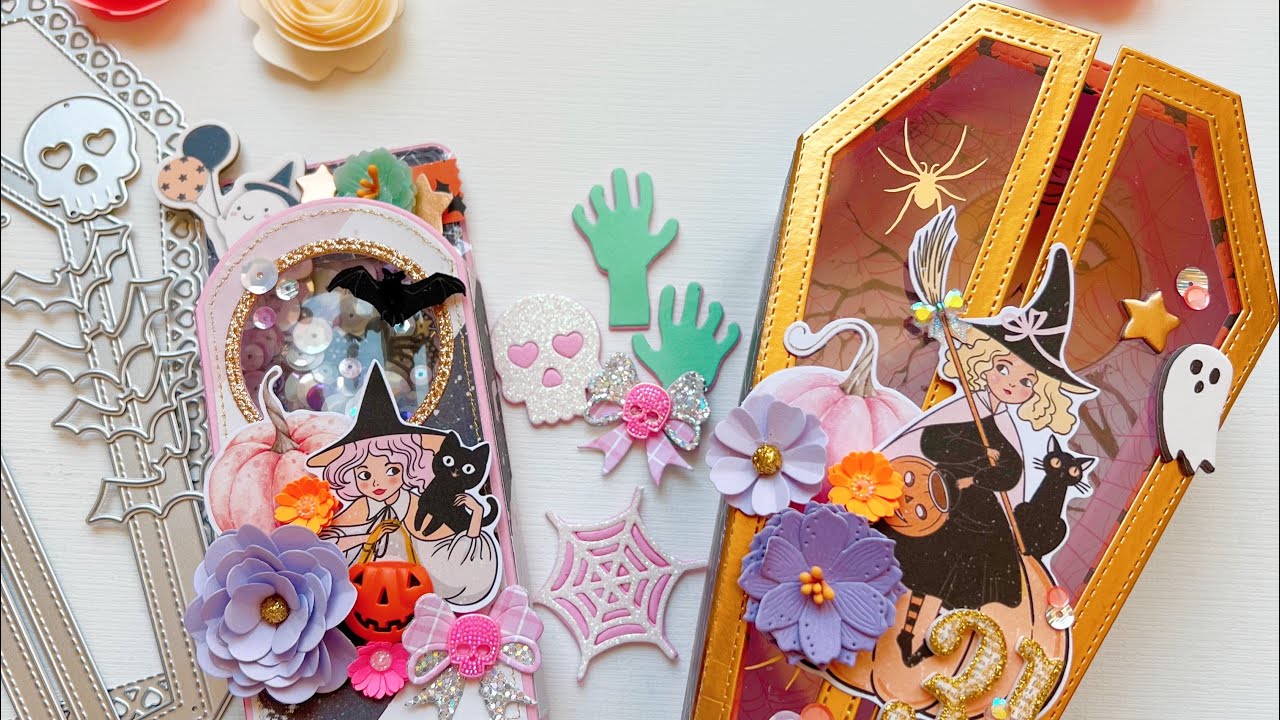 Halloween Coffin Box + Candy Bar Wrapper + KSCraft