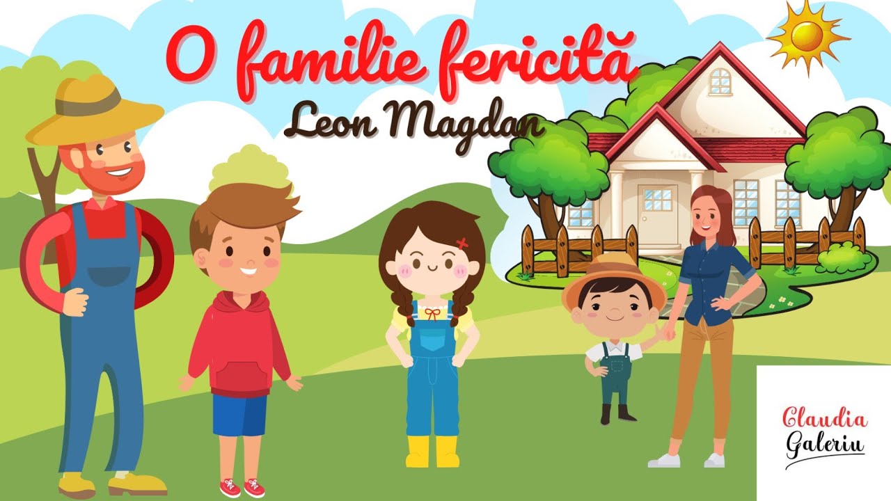 O familie fericită | Poveste cu t&acirc;lc | Povești educative | Poveste citită pentru copii ❤️