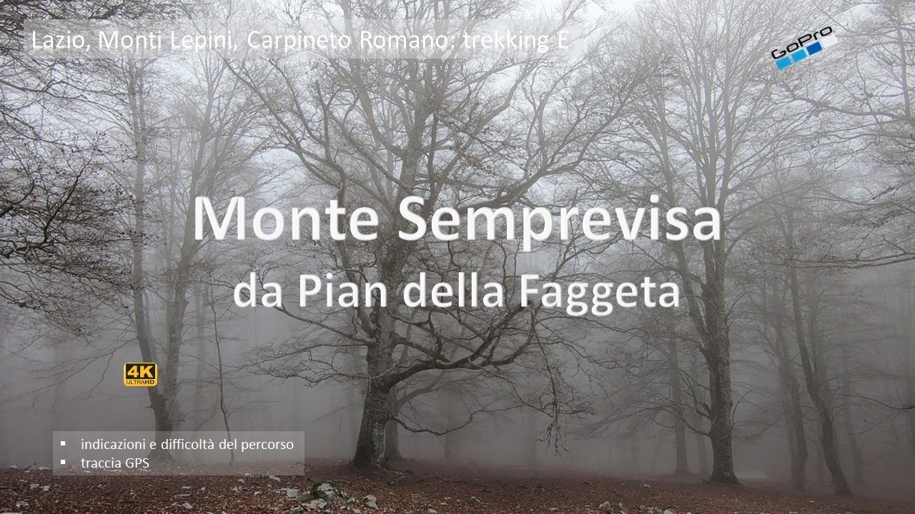 Monte Semprevisa da Pian della Faggeta. Lazio, Monti Lepini, Carpineto Romano: trekking E