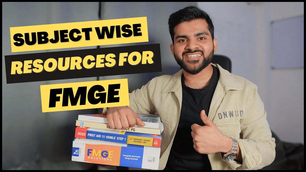 Subject Wise RESOURCES I used during my FMGE Preparation | How To Prepare | FMGE June 2023