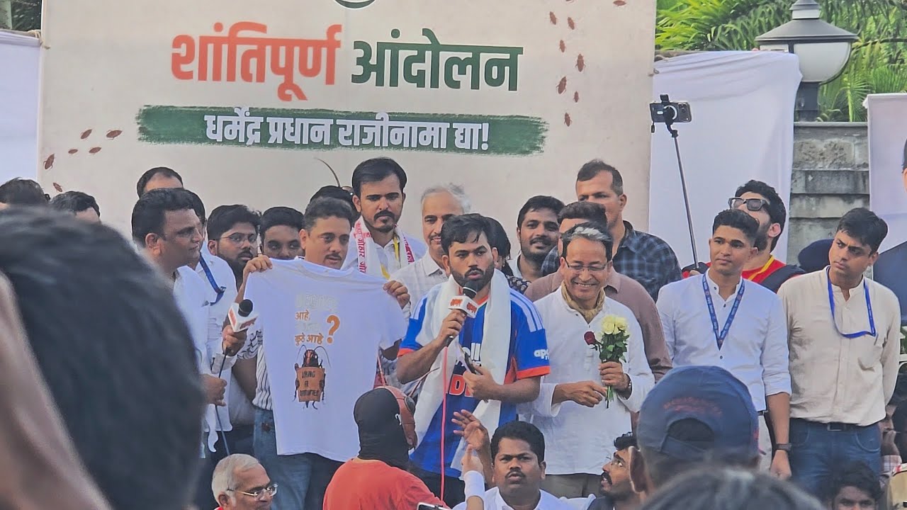 Cockroach Janta Party's Abhijeet Dipke 5 Demands declared | Protest in Pune | SPPU |
