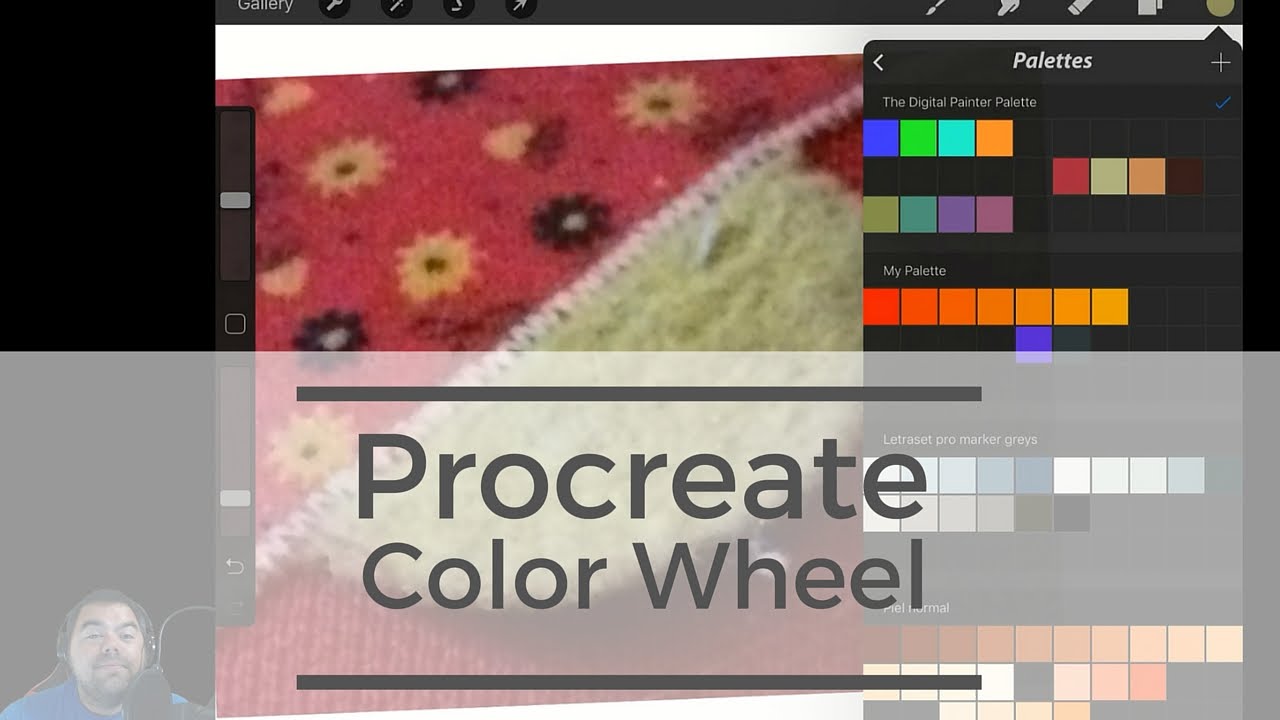 Procreate's Color Wheel and Palettes