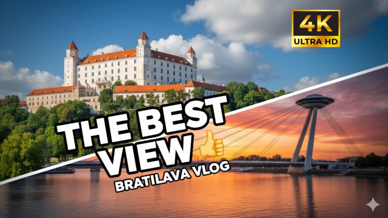 ​Bratislava Castle & UFO Bridge | Slovakia Travel Vlog 4K