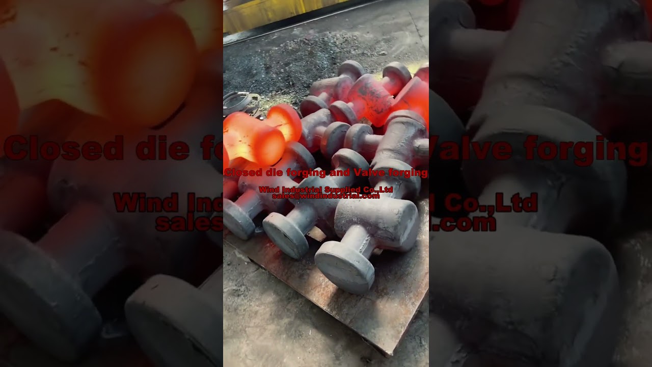 Clsed die forging and Valve forging #industrial #castingprocess #forgings #coldforging#manufacturing