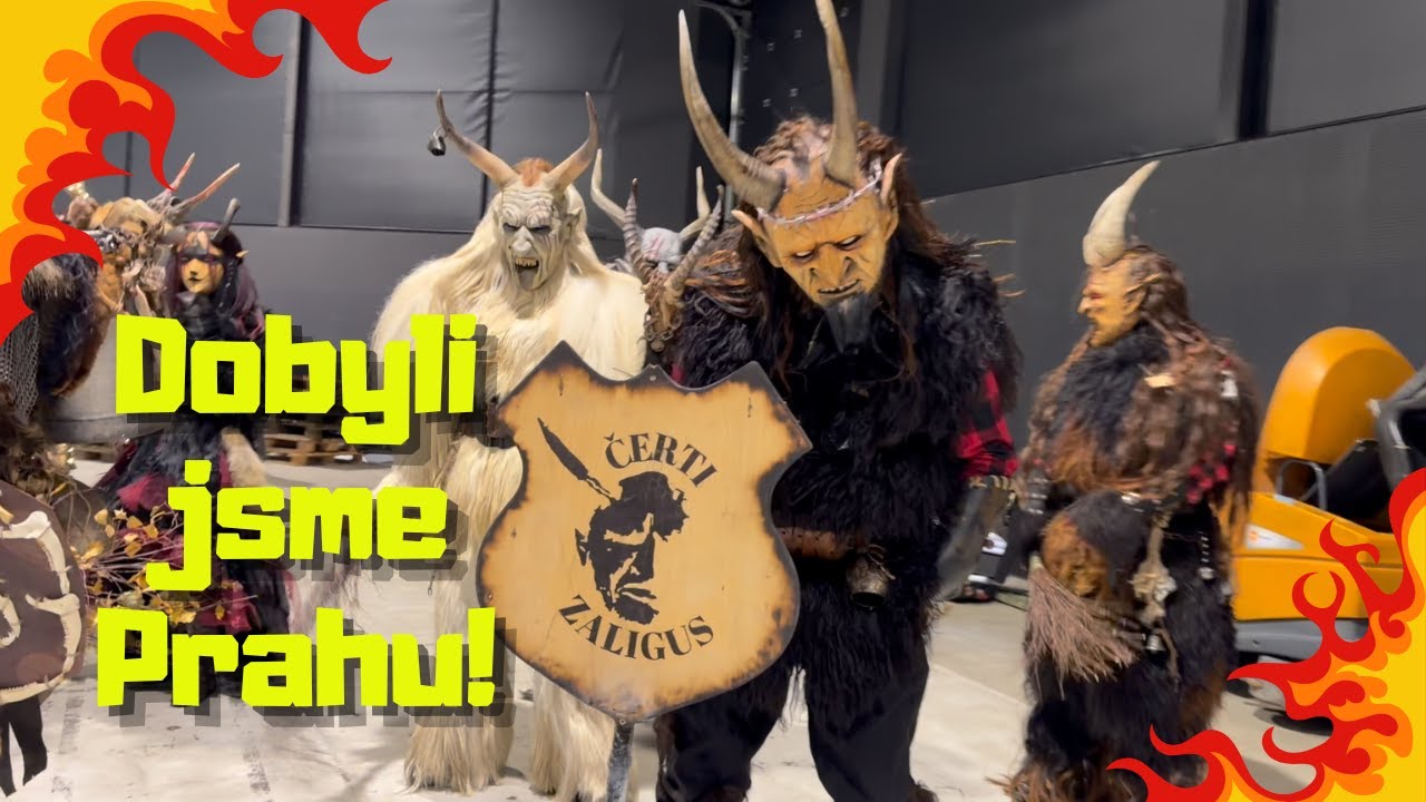BRUTÁLNÍ KRAMPUS SHOW V PRAZE | SEŠVIHALI JSME LIDI V KOTLI (VLOG)