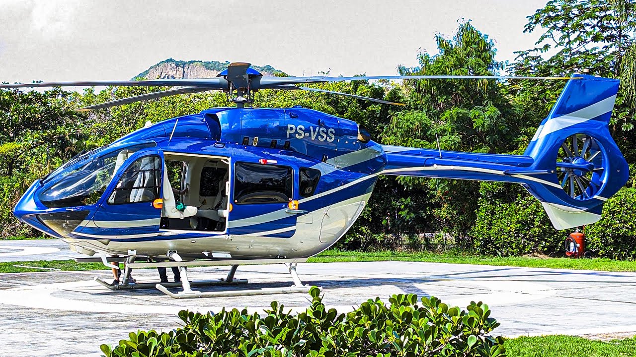 BRAND NEW AIRBUS H145 D3 START-UP & TAKEOFF