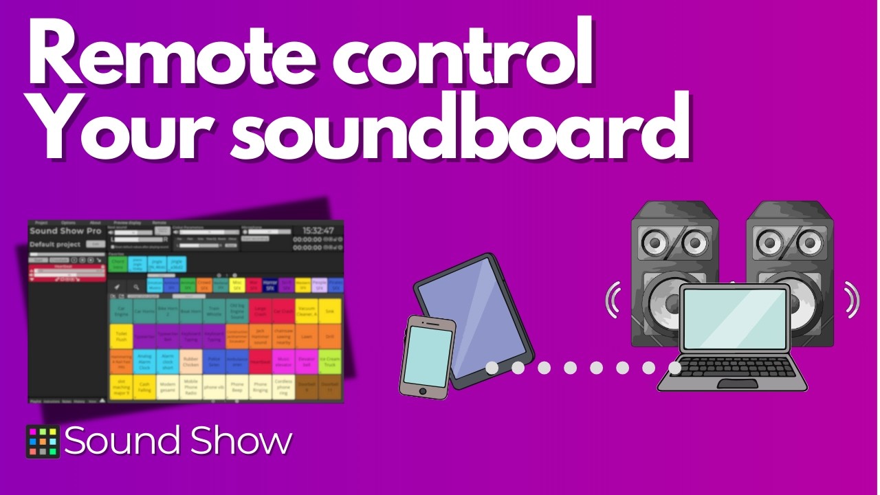 Remote control your soundboard from your phone - Sound Show Tutorial