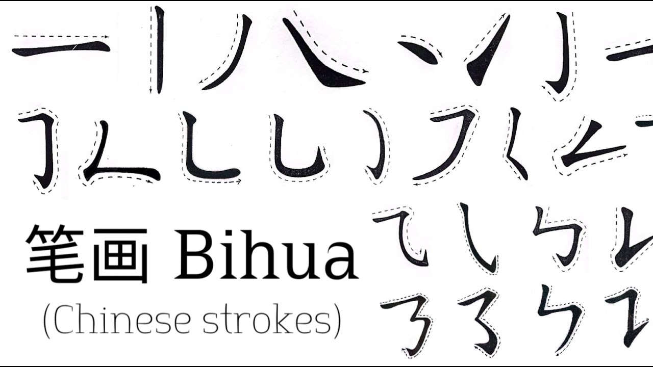 笔画 Bihua (Chinese Strokes) | Cassie's Activities