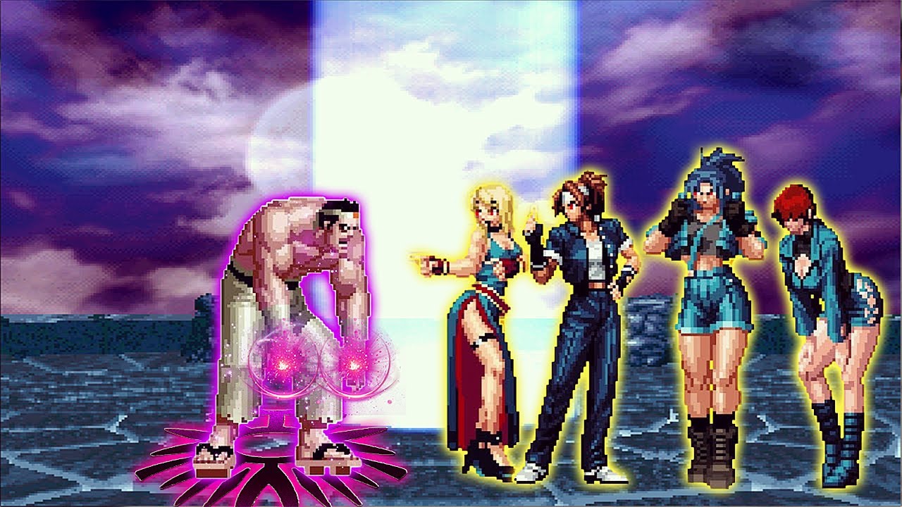 [KOF Mugen] Orochi Daimon Vs Yellow Shine Girl Team