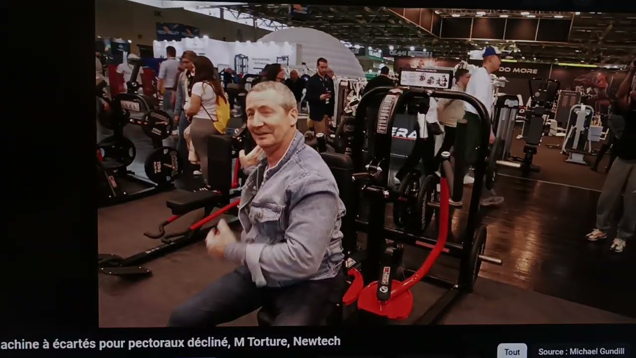 Test: machine à écartés pour pectoraux décliné, M Torture, Newtech (part 2 de 2)