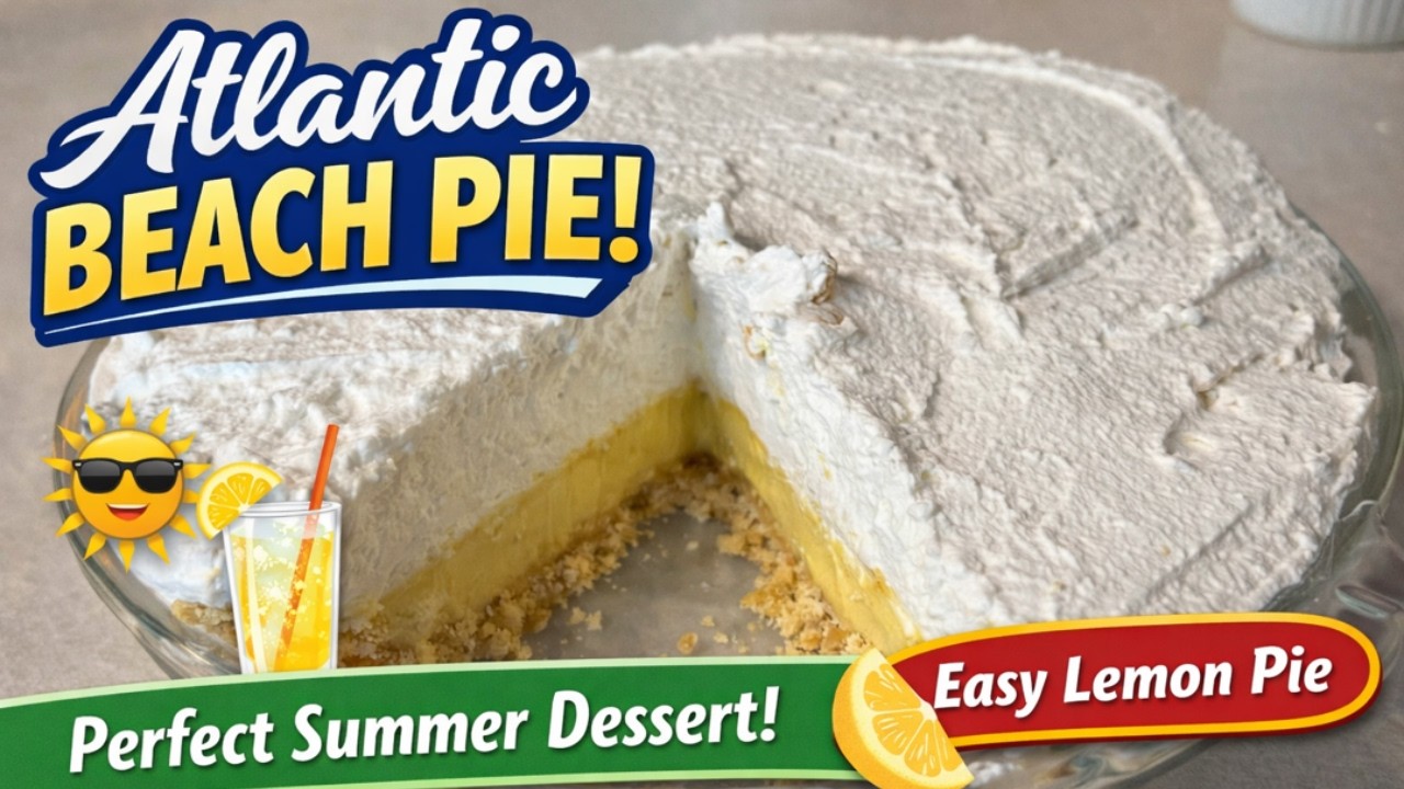 Atlantic Beach Pie 🍋 | Sweet & Tangy Lemon Dessert Perfect for Christmas