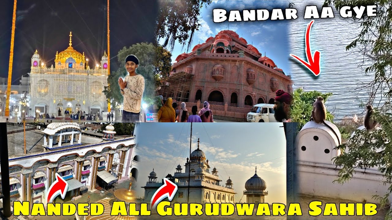 Nanded All Gurudwara Sahib Darshan 🙏 | Bandar Aa gaye 😱