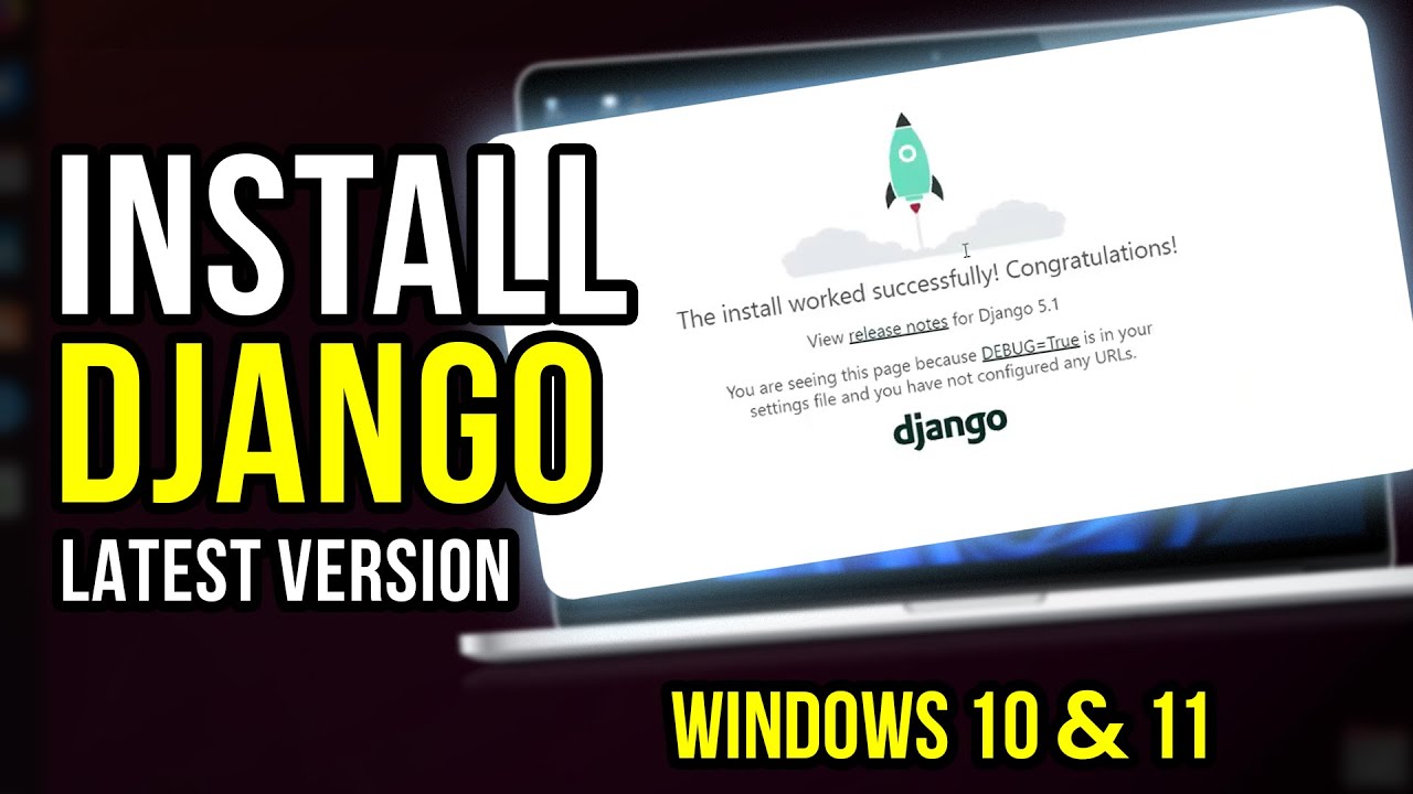 How to Install Django LATEST Version (5.0.6) on Windows 10/11 Using PIP | Django Tutorial (2025)