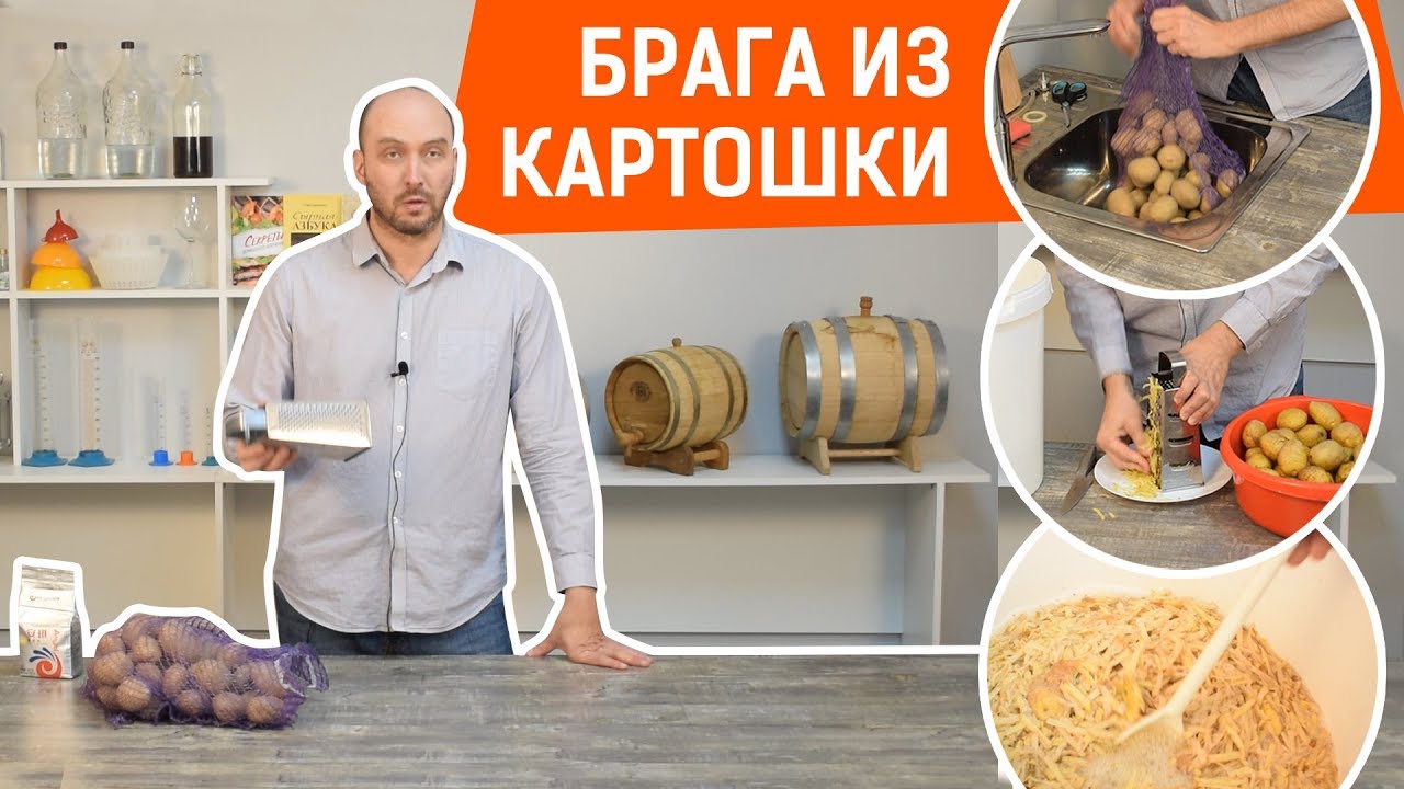 Шнапс: ставим брагу на картошке
