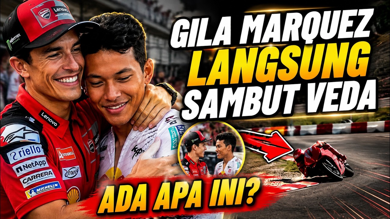 🔥 LANGSUNG LARI DIPELUK MARQUEZ 🫂 SAKING BANGGANYA DUET BARENG VEDA‼️ Raup Cuan Besar!