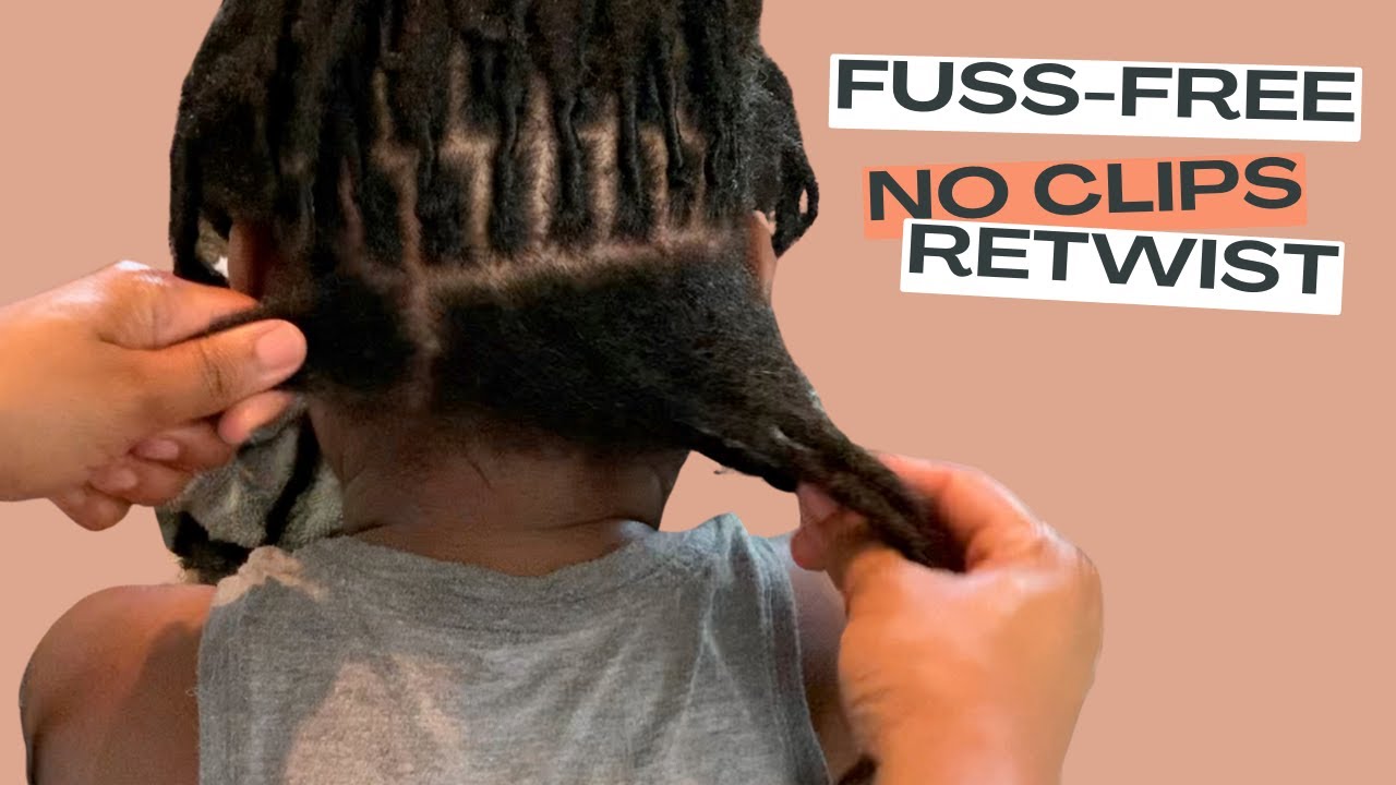 No Clips No Fuss Easy Ponytail Retwist #JMPLOCJOURNEY