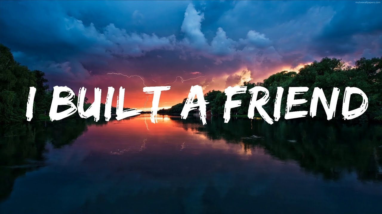 Alec Benjamin - I Built A Friend (Lyrics) Lyrics Video